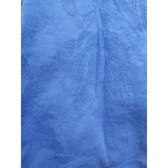 Vintage Leslie Fay Collections Blue Sheath Dress With Padded Shoulders Size 8 - Picture 5 of 9